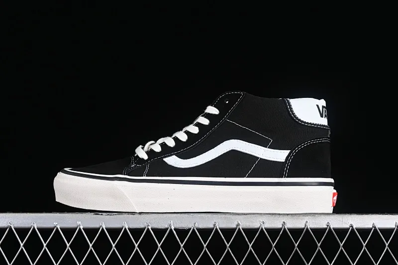All categories Vans Vans series Vans Mid Vans China Vans Style 37 Anaheim black and white mid-top casual sneakers VN0A3MUOQF6